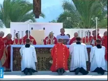 Missa presidida pelo Papa Francisco em Palermo.
