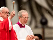 Papa Francisco durante a Missa de Pentecostes.