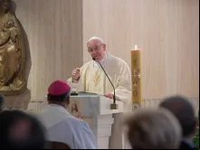 Papa Francisco em sua homilia na Casa Santa Marta 