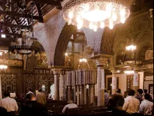 Igreja no bairro copto do Cairo, no Egito.