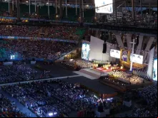 Arena Fonte Nova lotada na Missa pela canonização de Santa Dulce dos Pobres.