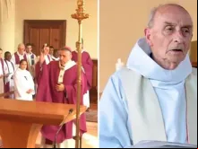 Dom Dominique Lebrun na reabertura da Igreja Saint-Etienne-du-Rouvray - Pe. Jacques Hamel 