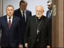 Dom Richard Gallagher na Bielorrússia.