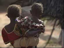 Crianças na região vítimas do ebola na África ocidental.