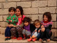 Crianças em um campo de refugiados no Iraque. Crédito: Daniel Ibáñez