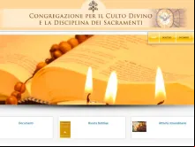 Novo site da Congregação para o culto divino e a Disciplina dos Sacramentos