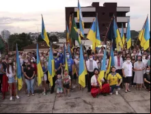 Descendentes de ucranianos em Prudentópolis.