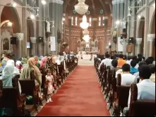 Missa na Catedral do Sagrado Coração