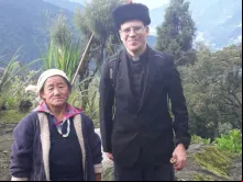 Pe. Federico Juan Highton, missionário no planalto tibetano.