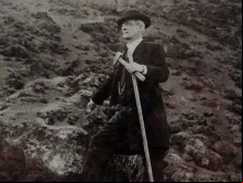 Pe. Giuseppe Mercalli durante uma expedição no Vesúvio