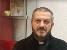 Pe. Jacques Mourad durante a sua visita a Madrid (Espanha).
