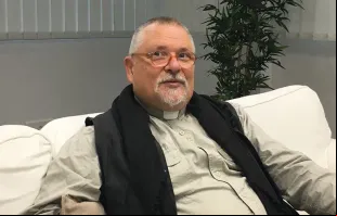 Pe. Jens Petzold, da comunidade monástica al-Khalil durante sua visita a Madri (Espanha) 