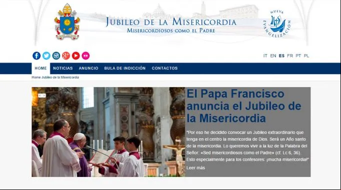 PaginaJubileo_Iubilaeummisericordiae.VaCapturaPantalla_270415.jpg ?? 