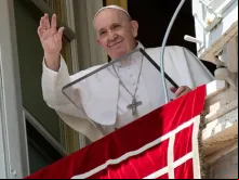 Papa Francisco na oração do Ângelus.
