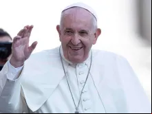 Papa Francisco na Audiência Geral de hoje.