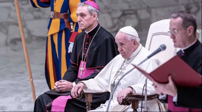 Papa-Francisco-Audiencia-General-Daniel-Ibanez-ACI-11122019.jpeg ?? 