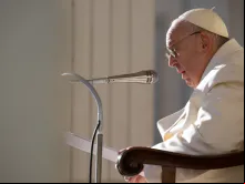 Papa Francisco na audiência geral de hoje, no Vaticano