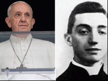 Papa Francisco e o beato Giovanni Fornasini.