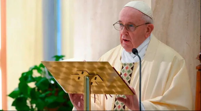 Papa-Francisco-Casa-Santa-Marta-Vatican-Media-15052020.jpg ?? 