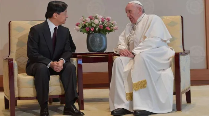 Papa-Francisco-Emperador-Japon-Vatican-Media-25112019.jpg ?? 