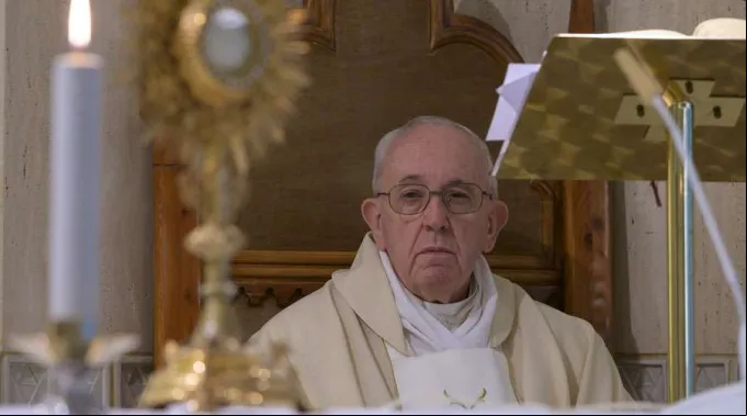 Papa-Francisco-Misa-Santa-Marta-Vatican-Media-14042020.jpg ?? 
