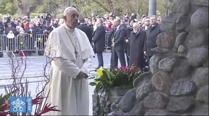 Papa-Francisco-Museo-Ocupacion-Lituania-Vatican-Media-230918.jpg ?? 