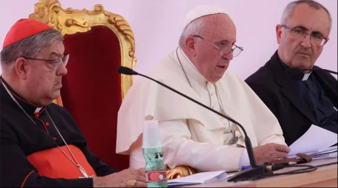 Papa-Francisco-Napoles-Daniel-Ibanez-ACI-21062019.jpg ?? 