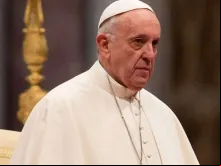 Papa Francisco. Crédito: Daniel Ibañez - ACI Prensa