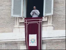 Papa Francisco durante o Ângelus.