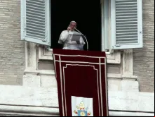 Papa Francisco durante o Ângelus.