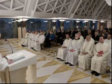 Papa Francisco na Missa da Casa Santa Marta.