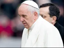 Papa Francisco.