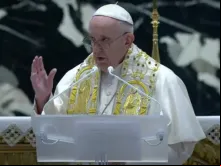 Papa Francisco durante a bênção Urbi et Orbi 
