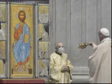 Imagem referencial. Papa Francisco na Missa de Páscoa de 2021.