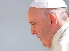 O Papa Francisco.