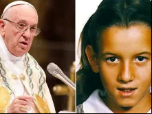 Papa Francisco e Alexia González-Barros.