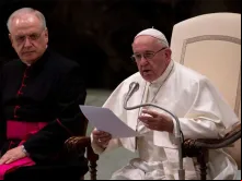 Papa durante a Audiência Geral.