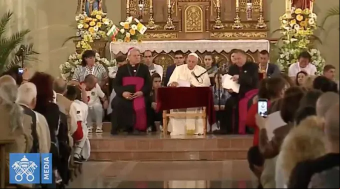 PapaFranciscoBulgariaComunidadCatolica_060519_Captura.jpg ?? 