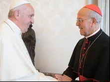 Papa Francisco e Cardeal Ricardo Blázquez, presidente da CEE.