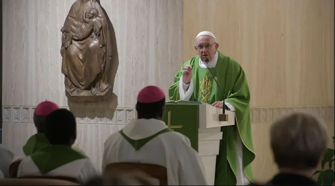 PapaFranciscoCasaSantaMartaMisa_VaticanMedia_04092018.jpg ?? 
