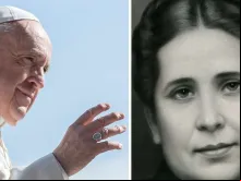 Papa Francisco e beata María de la Concepción Cabrera.