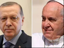 Presidente Erdogan e Papa Francisco.