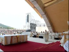Papa celebra a Missa em San Giovanni Rotondo.