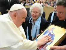 O papa Francisco recebeu em audiência os peregrinos da Família Vocacionista