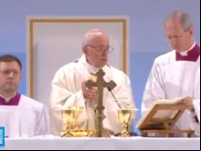 Papa Francisco celebra a Santa Missa.