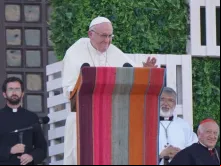 Papa Francisco no encontro com os jovens em Maipú, em Santiago (Chile).