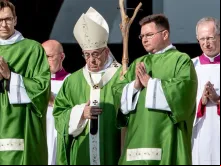 Papa durante a Missa.