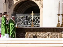 Papa durante a Missa.