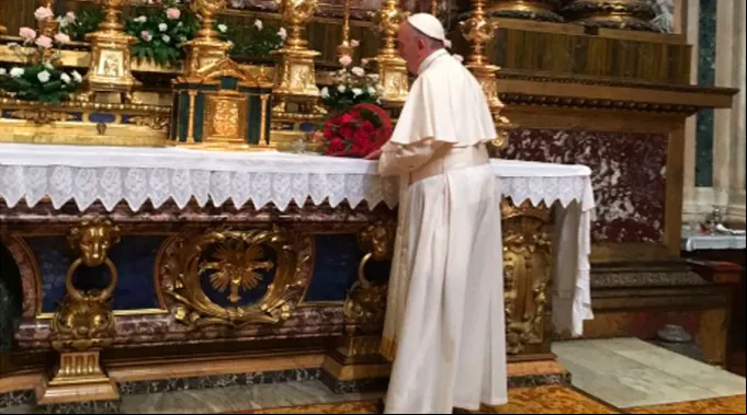 PapaFranciscoSantaMariaMayorFatima_GregBurkeSalaSatampa_12052017.jpg ?? 