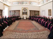 Papa Francisco recebe bispos da Argentina.